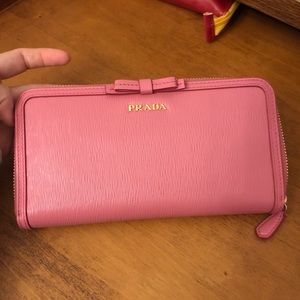 100% authentic Prada wallet